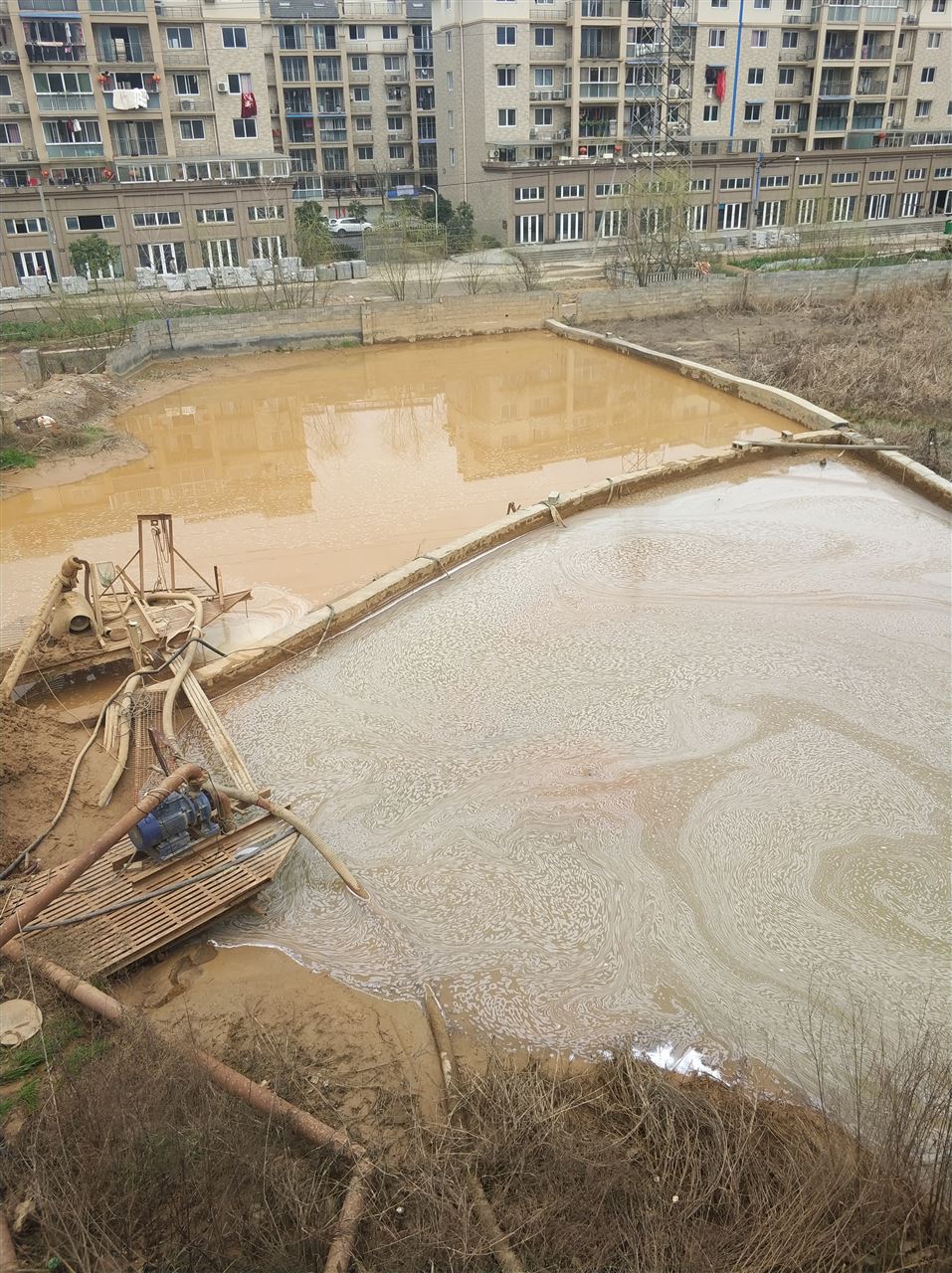 豆河镇沉淀池淤泥清理-厂区废水池淤泥清淤