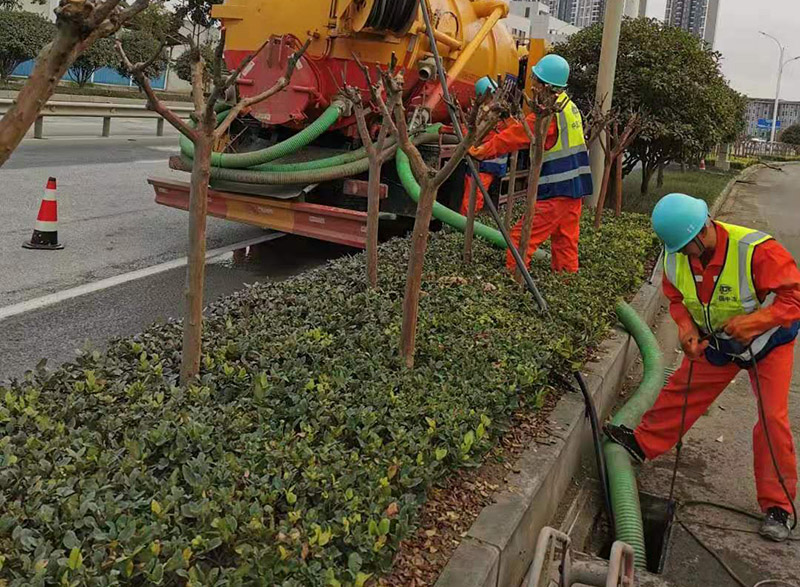 豆河镇市政管道清淤